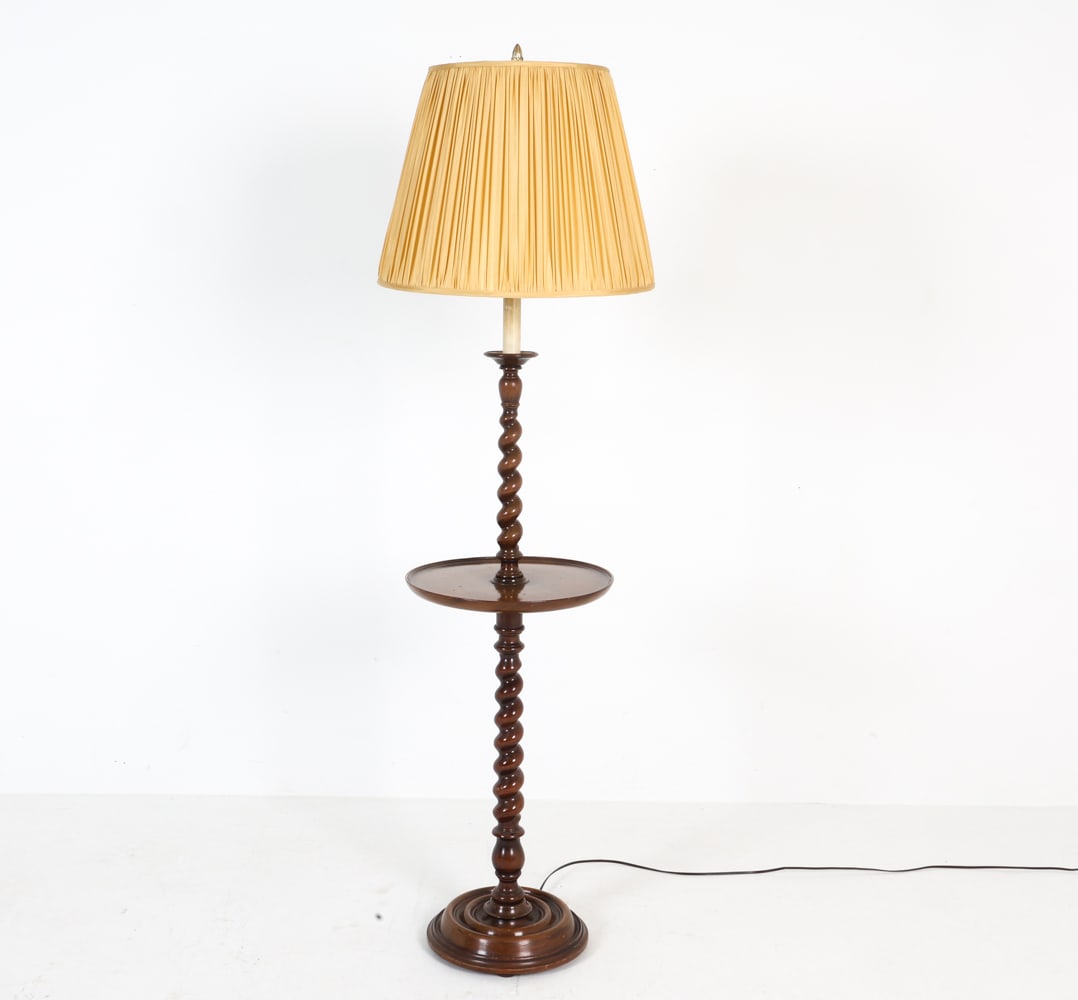 MAHOGANY BARLEY TWIST LAMP TABLE (1 of 20)