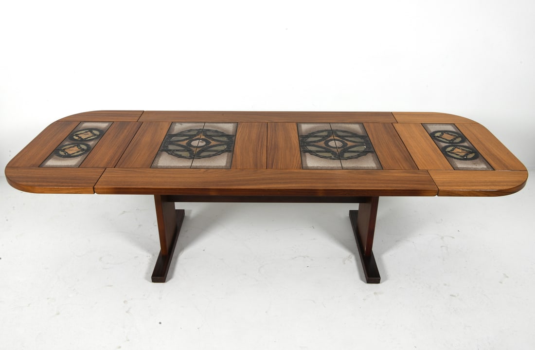 GANGSO MOBLER DANISH ROSEWOOD & TILE DINING TABLE (1 of 14)