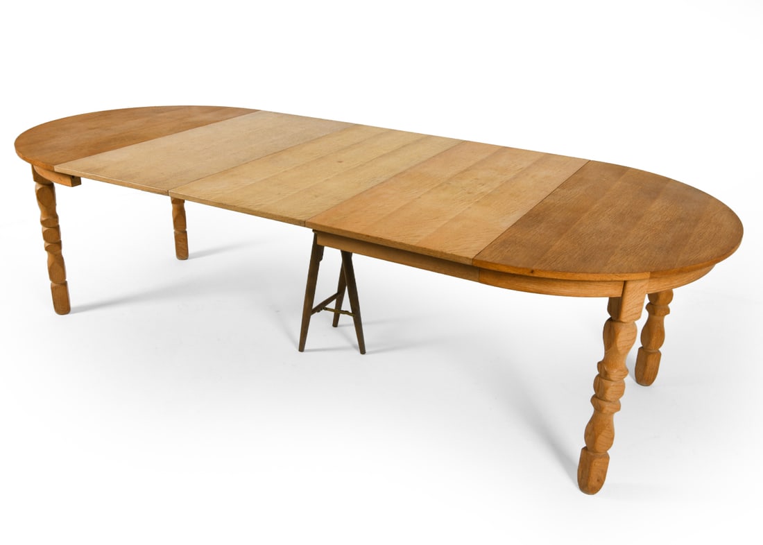 STYLE OF HENNING KJAERNULF DANISH OAK DINING TABLE (1 of 16)