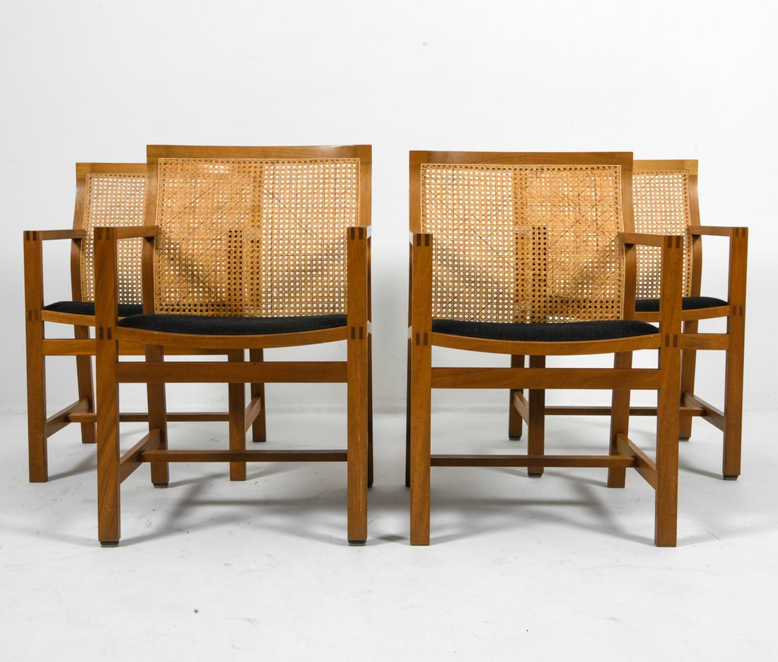 (4) THYGESEN & SORENSEN DANISH MAHOGANY ARMCHAIRS (1 of 18)