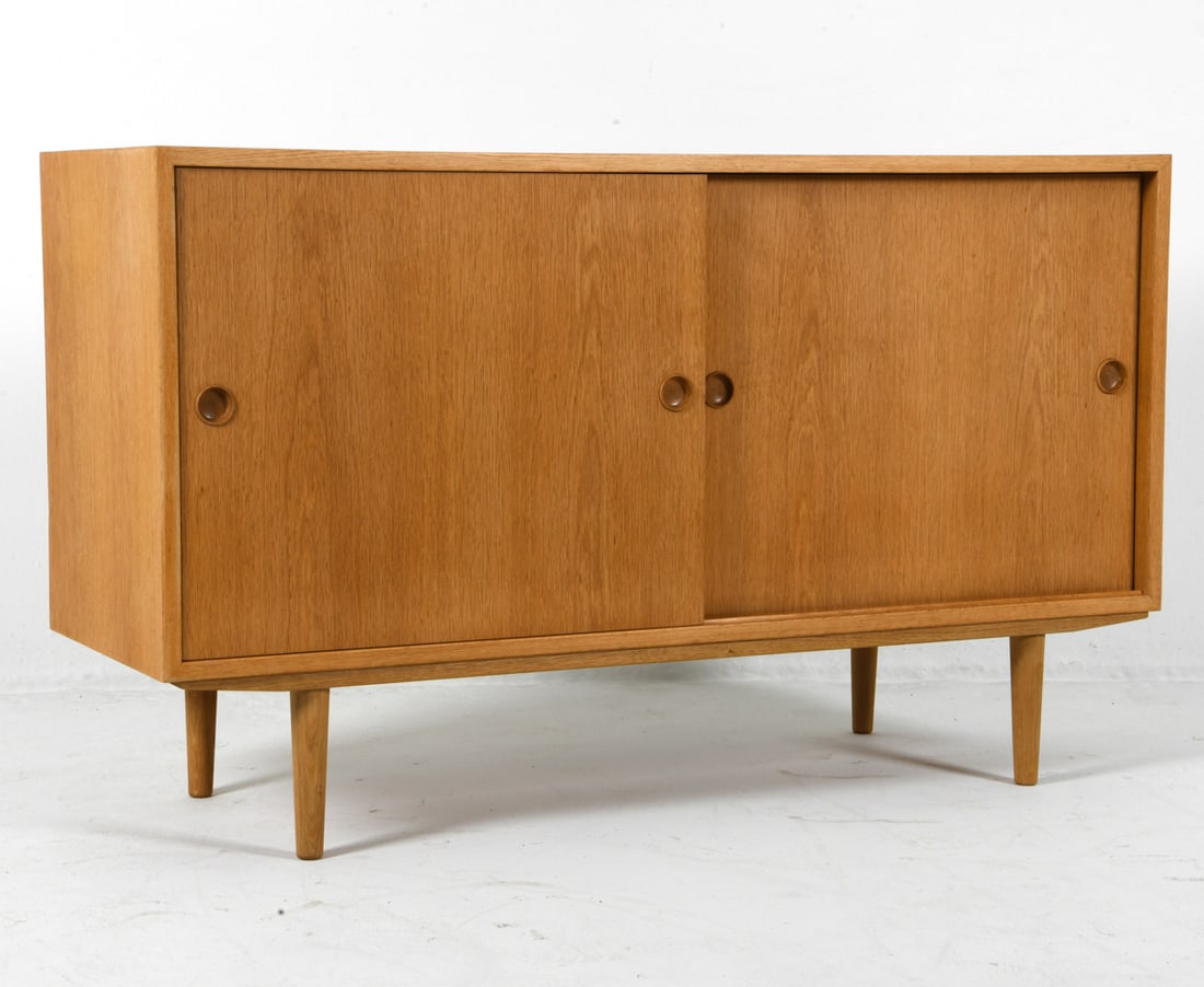 BORGE MOGENSEN "ORESUND" SWEDISH OAK CABINET 1970S (1 of 12)