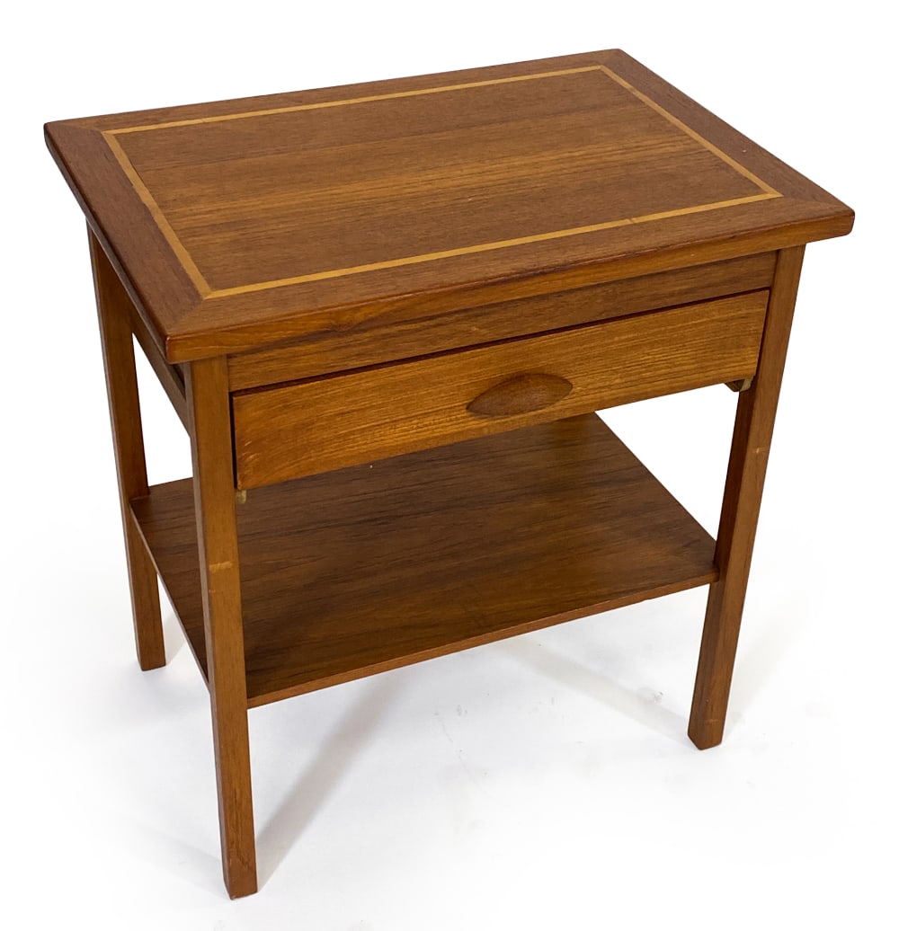 DANISH TEAK SIDE TABLE C. 1960S (1 of 8)