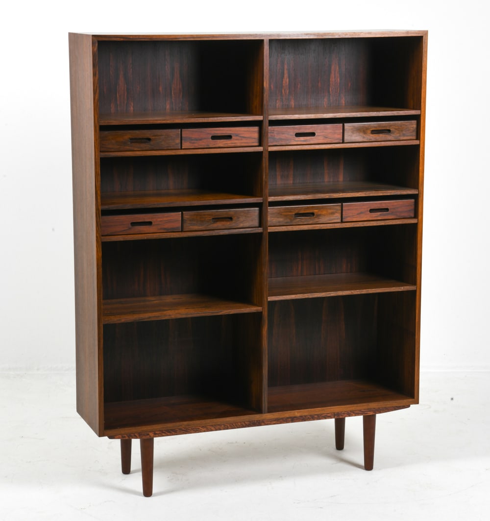 KAI WINDING DANISH ROSEWOOD BOOKCASE C. 1970S (1 of 11)