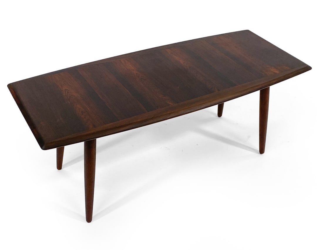 STYLE OF JOHANNES ANDERSEN ROSEWOOD COFFEE TABLE (1 of 12)