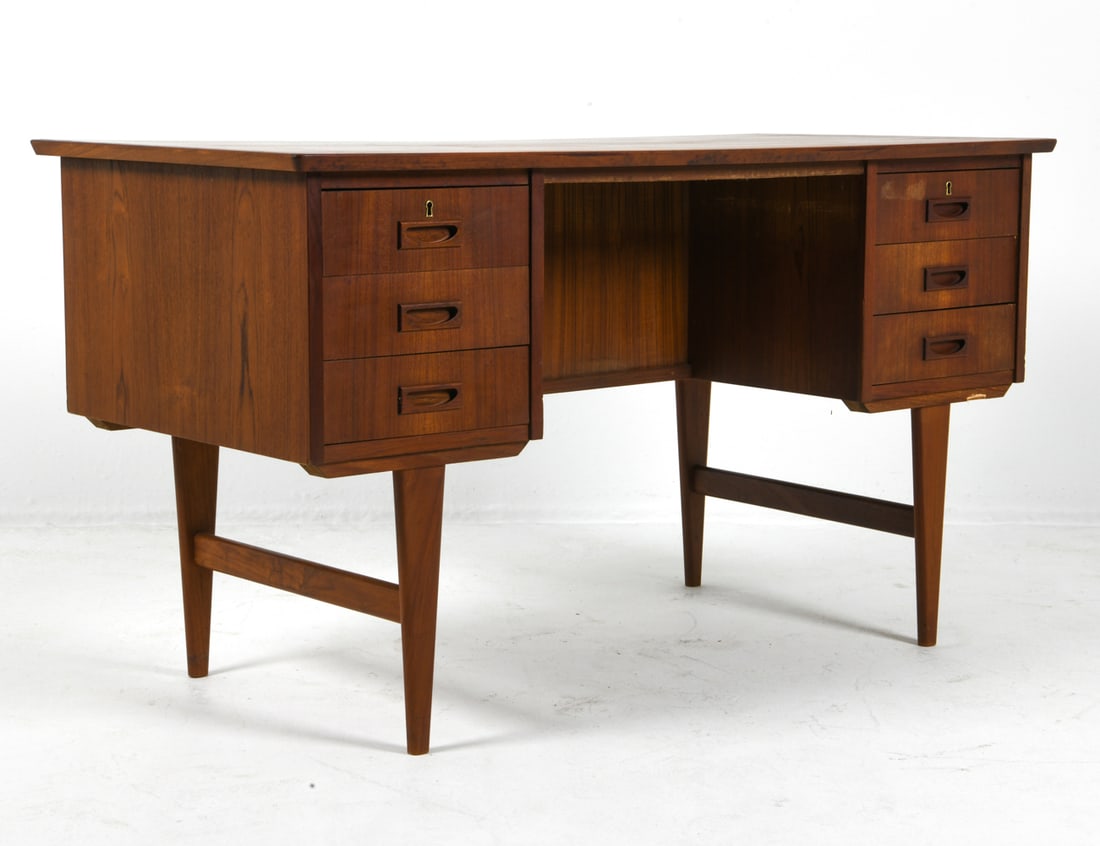 STYLE OF AP MOBLER DANISH TEAK WRITING DESK 1960S (1 of 14)