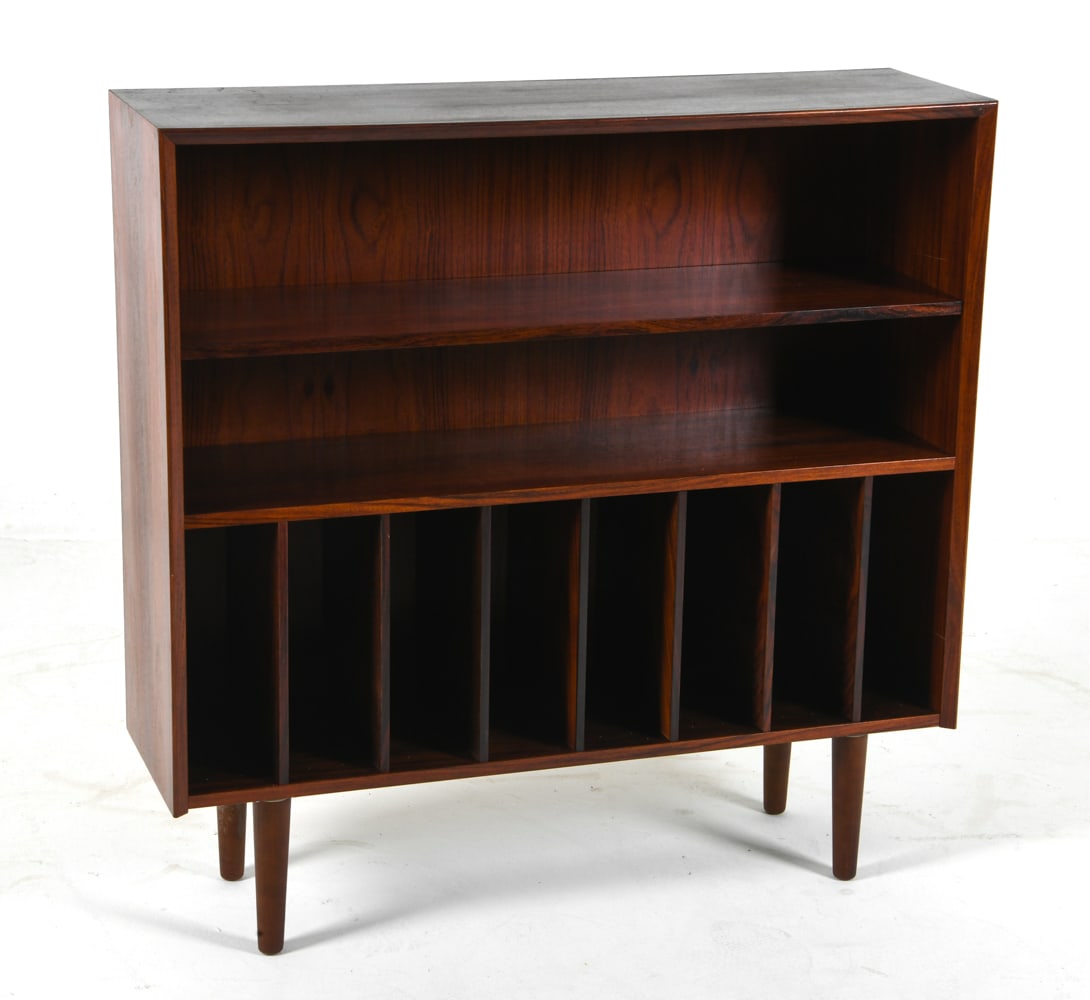 BROUER DANISH ROSEWOOD RECORD STORAGE BOOKCASE (1 of 11)