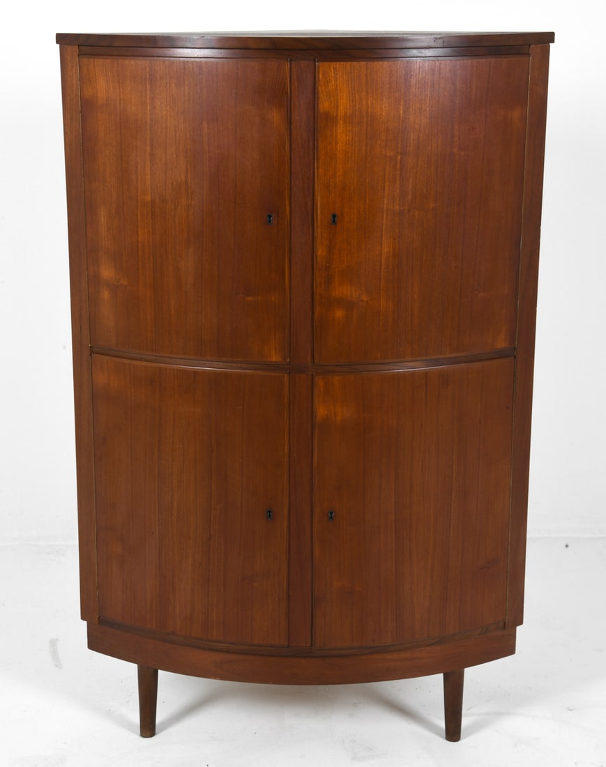 STYLE OF PETERSON DANISH TEAK CORNER CABINET 1970S (1 of 12)