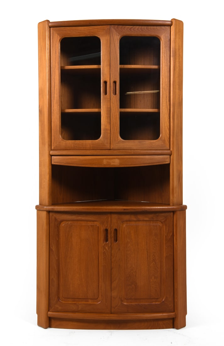 DYRLUND DANISH TEAK CORNER CABINET C. 1960S (1 of 12)