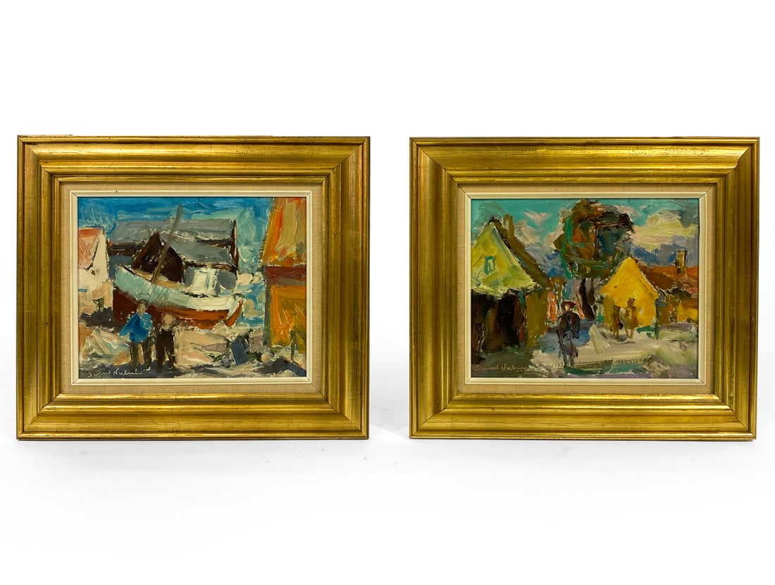 SVEND NIELSEN (20TH C.) O/B PAINTINGS (1 of 9)