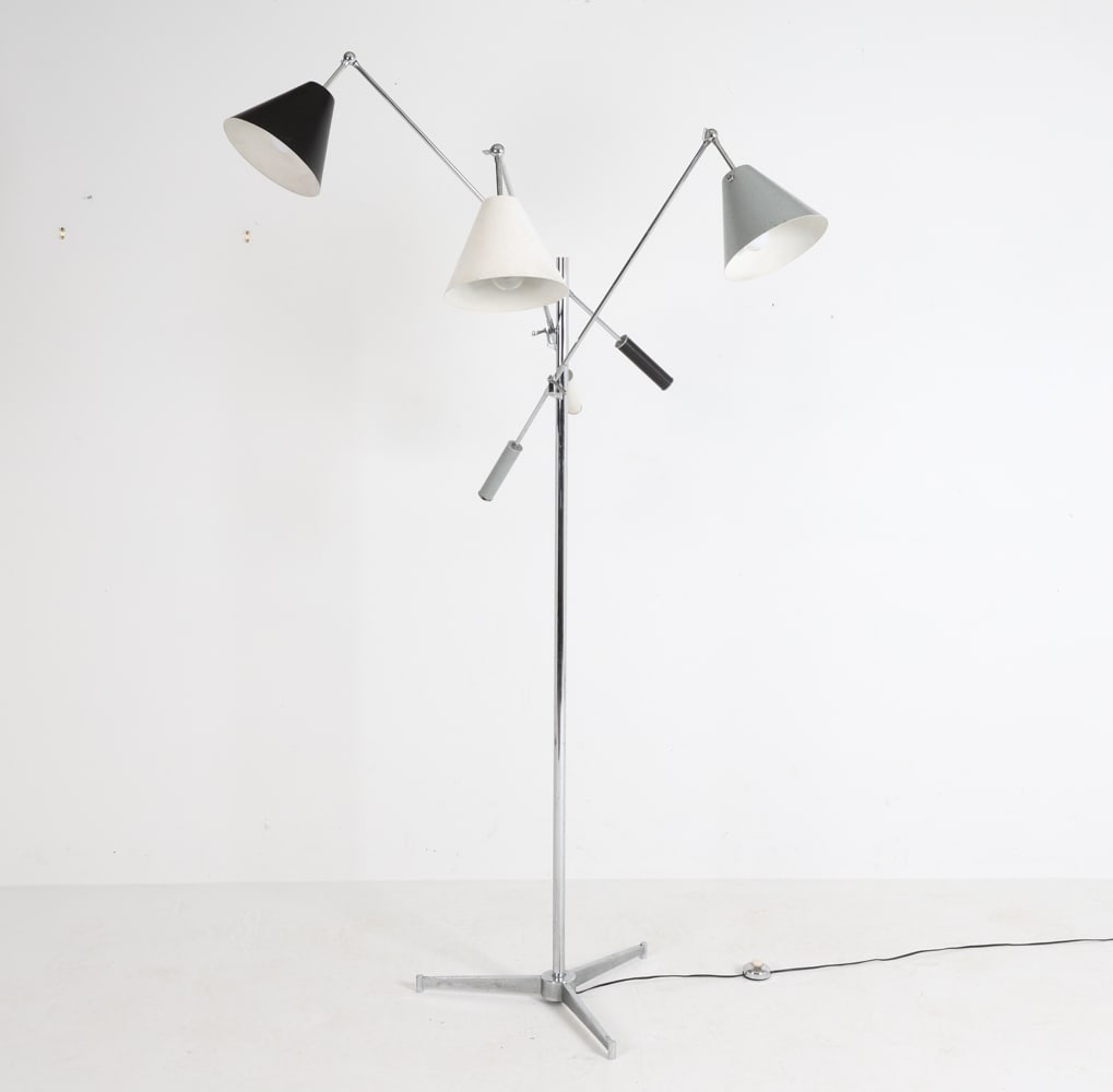 ATTR. ANGELO LELII ARREDOLUCE TRIENNALE FLOOR LAMP (1 of 20)