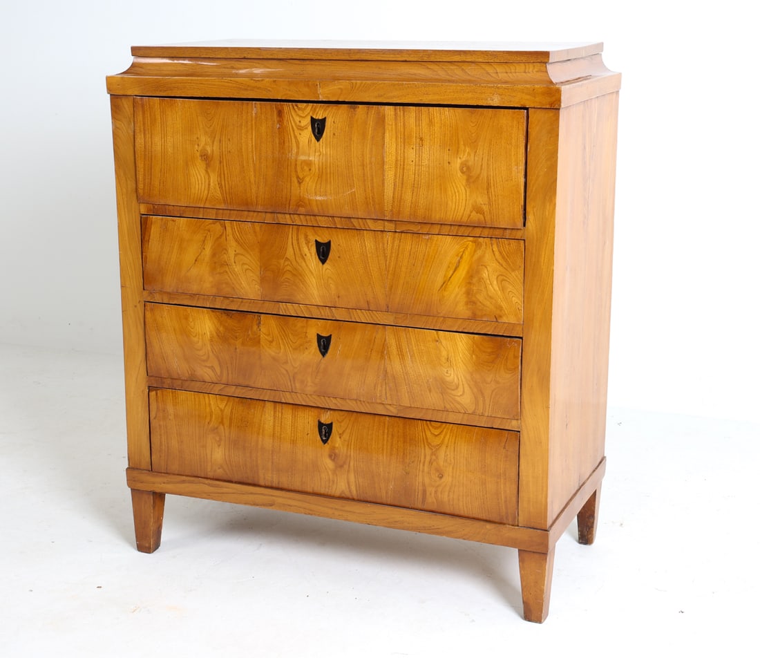 BIEDERMEIER STYLE WALNUT SECRETARY CHEST (1 of 20)