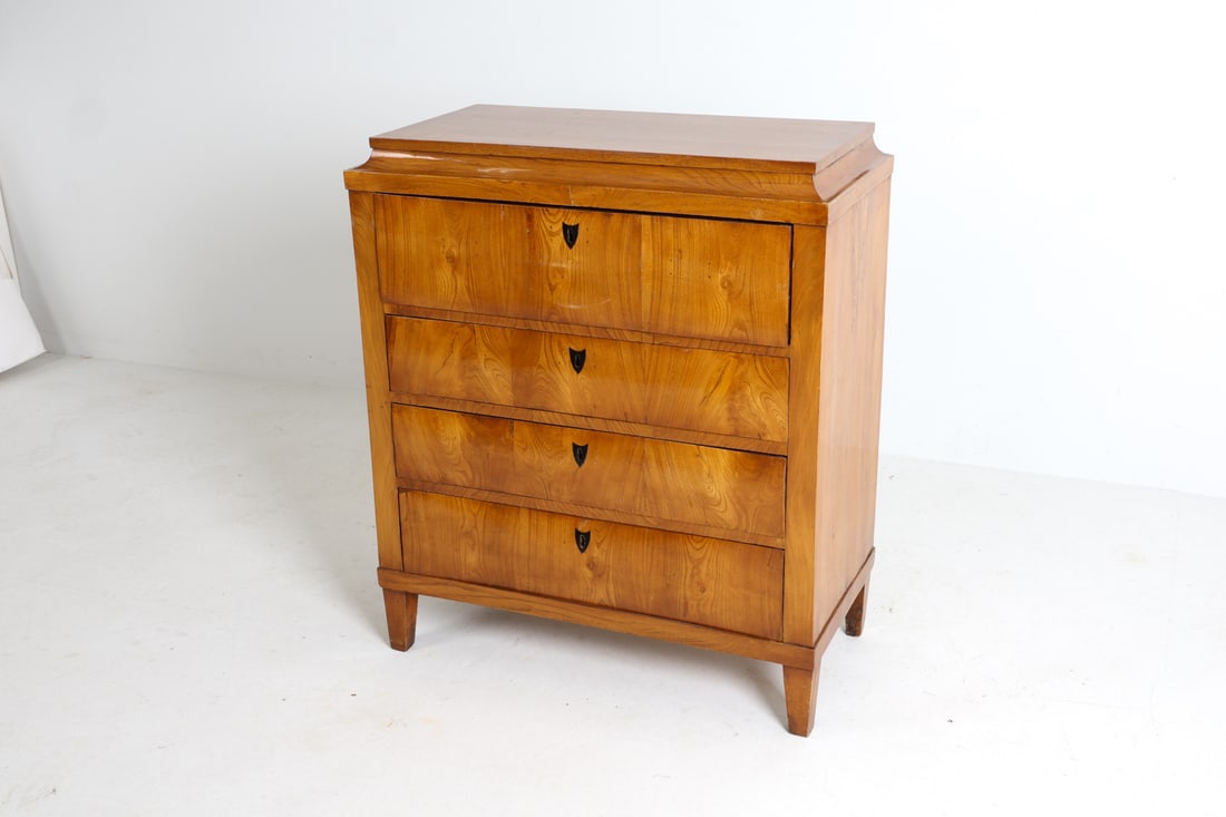 BIEDERMEIER STYLE WALNUT SECRETARY CHEST - 2