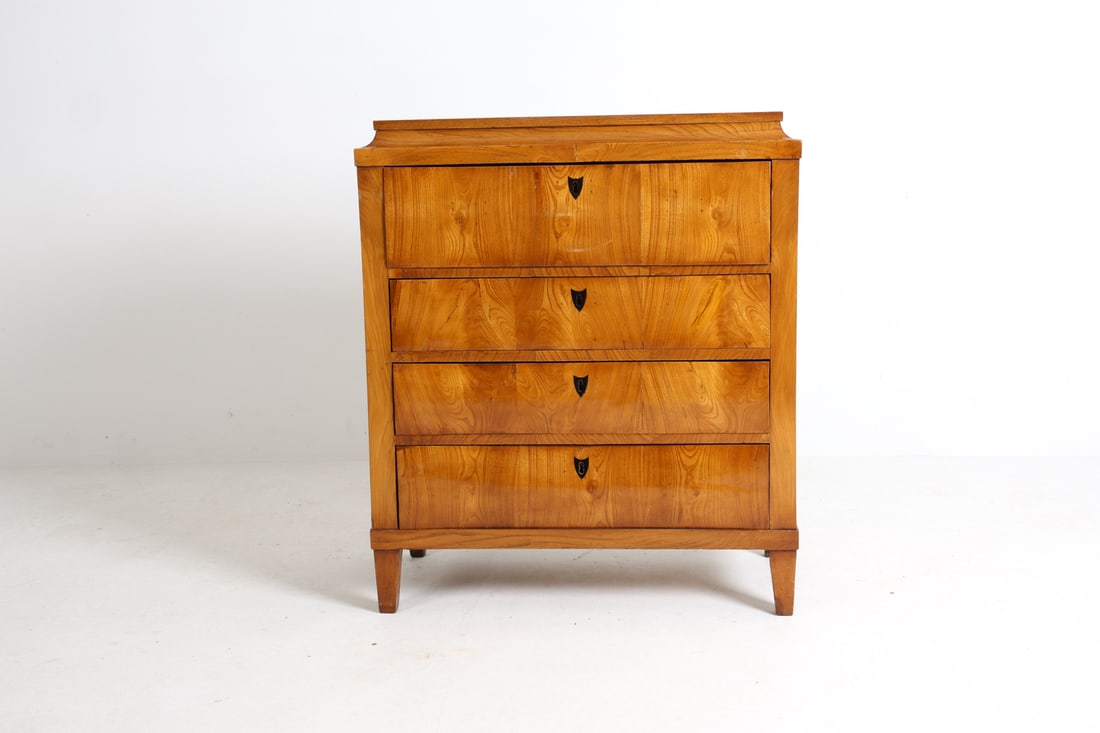 BIEDERMEIER STYLE WALNUT SECRETARY CHEST - 3