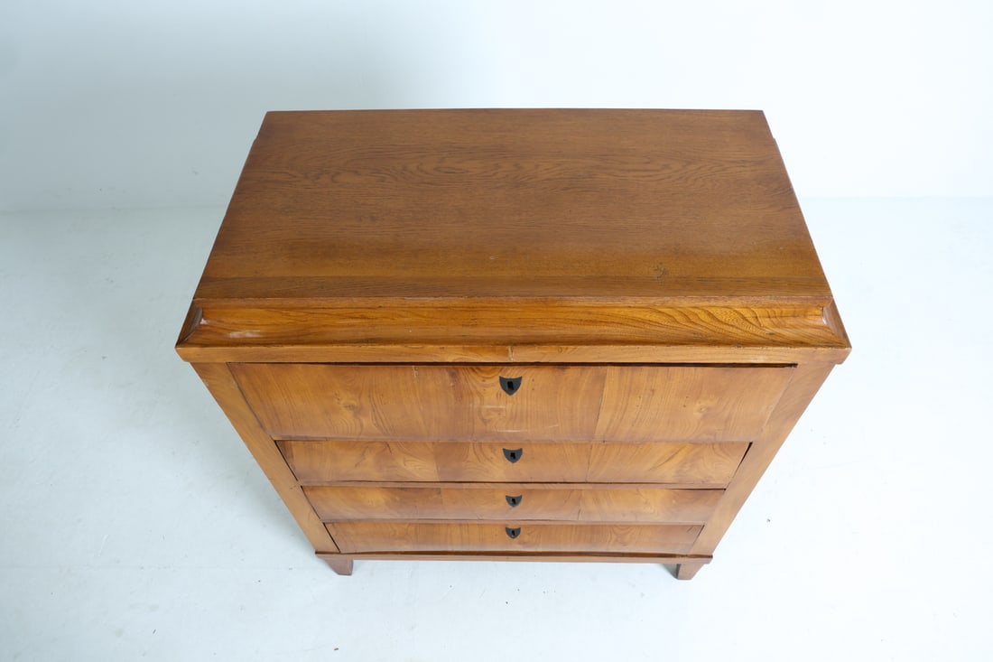 BIEDERMEIER STYLE WALNUT SECRETARY CHEST - 6