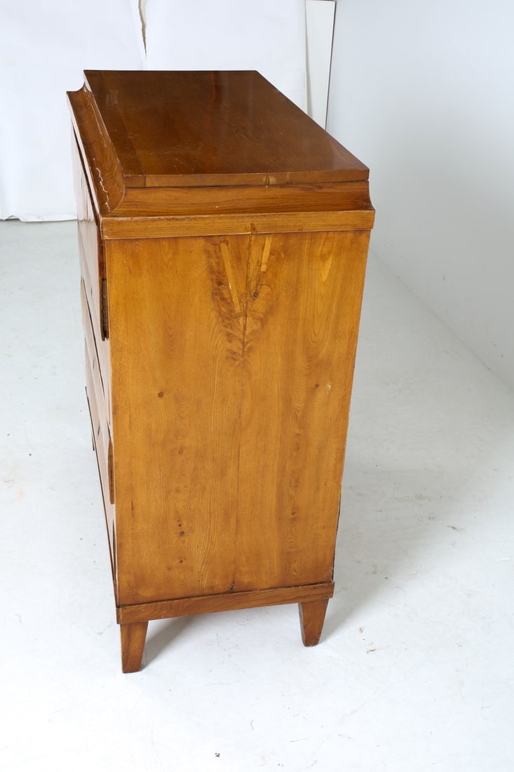 BIEDERMEIER STYLE WALNUT SECRETARY CHEST - 9