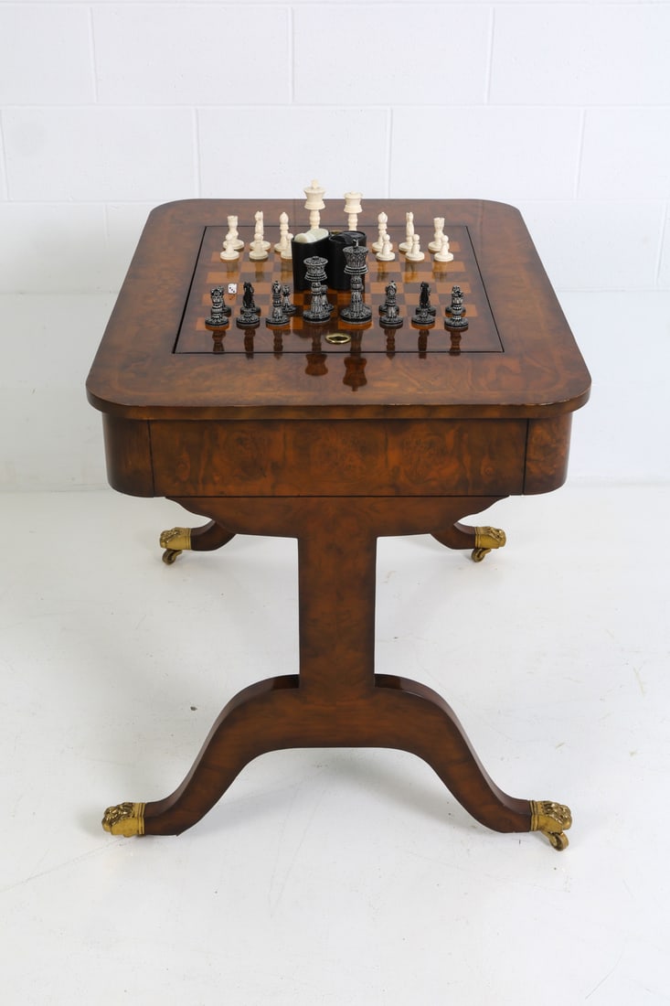 MAITLAND-SMITH REGENCY STYLE GAME TABLE - 14