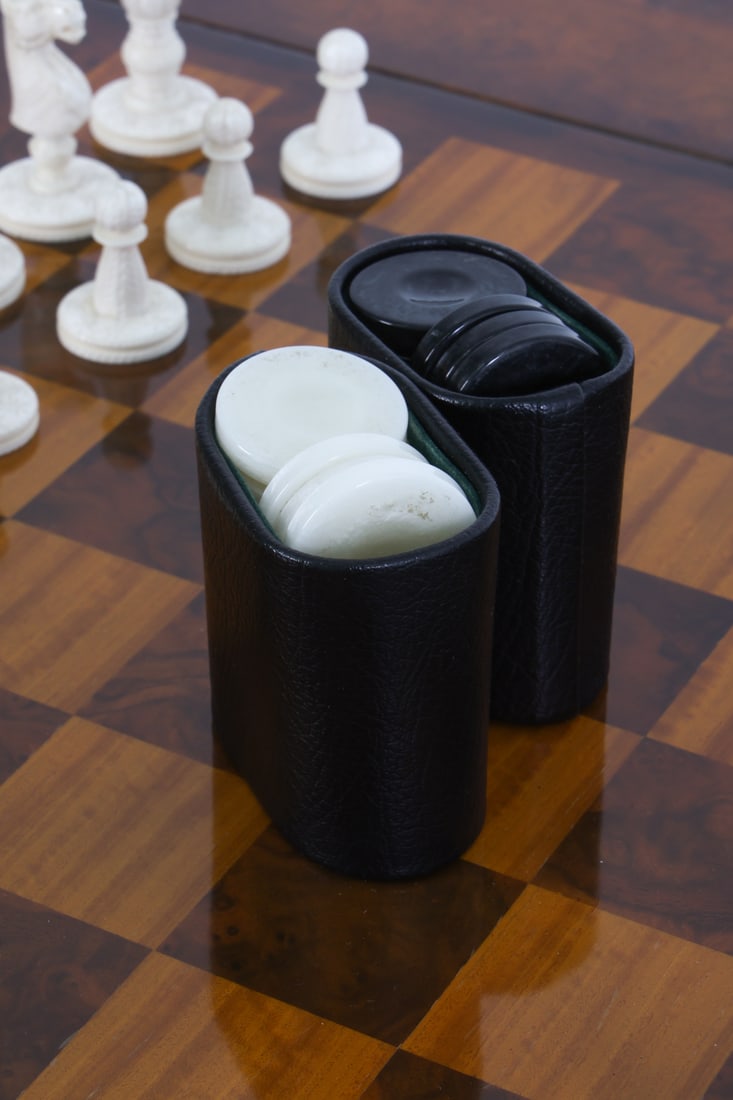 MAITLAND-SMITH REGENCY STYLE GAME TABLE - 7