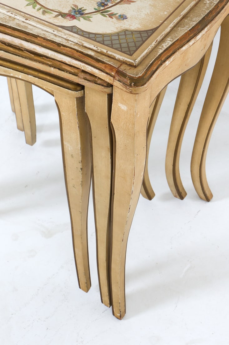 KOZAK STUDIOS PROVINCIAL STYLE NESTING TABLES - 15