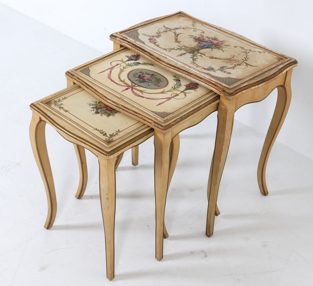 KOZAK STUDIOS PROVINCIAL STYLE NESTING TABLES - 2
