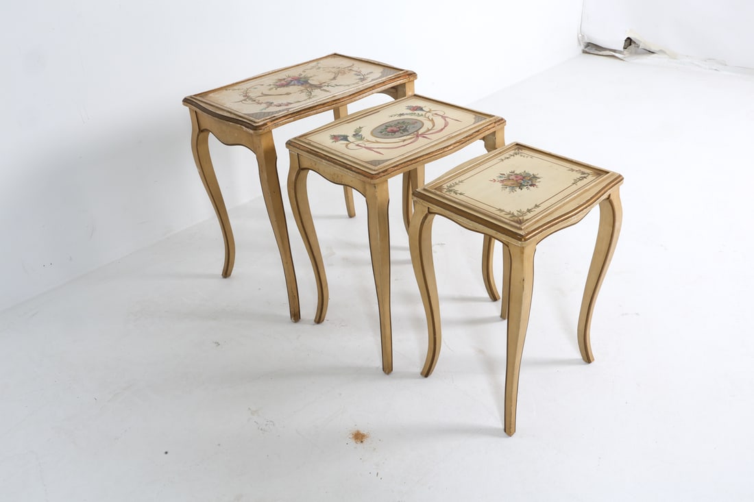 KOZAK STUDIOS PROVINCIAL STYLE NESTING TABLES - 5