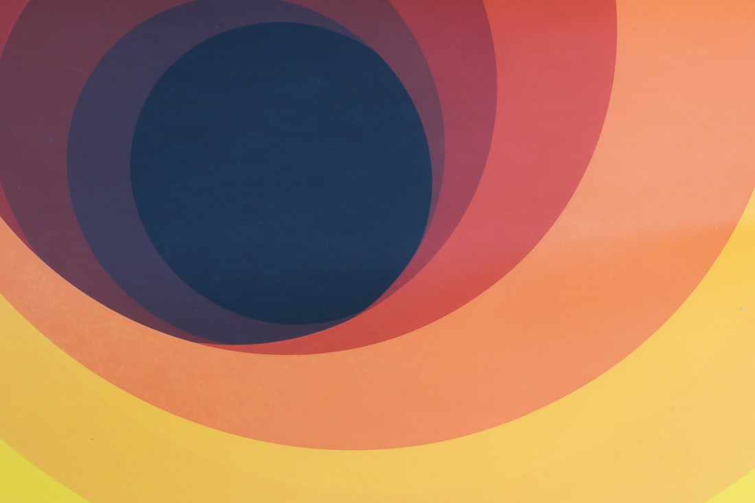 ABSTRACT PRINT 'VORTEX II' 1975 - 2