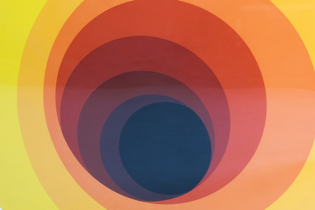 ABSTRACT PRINT 'VORTEX II' 1975 - 3