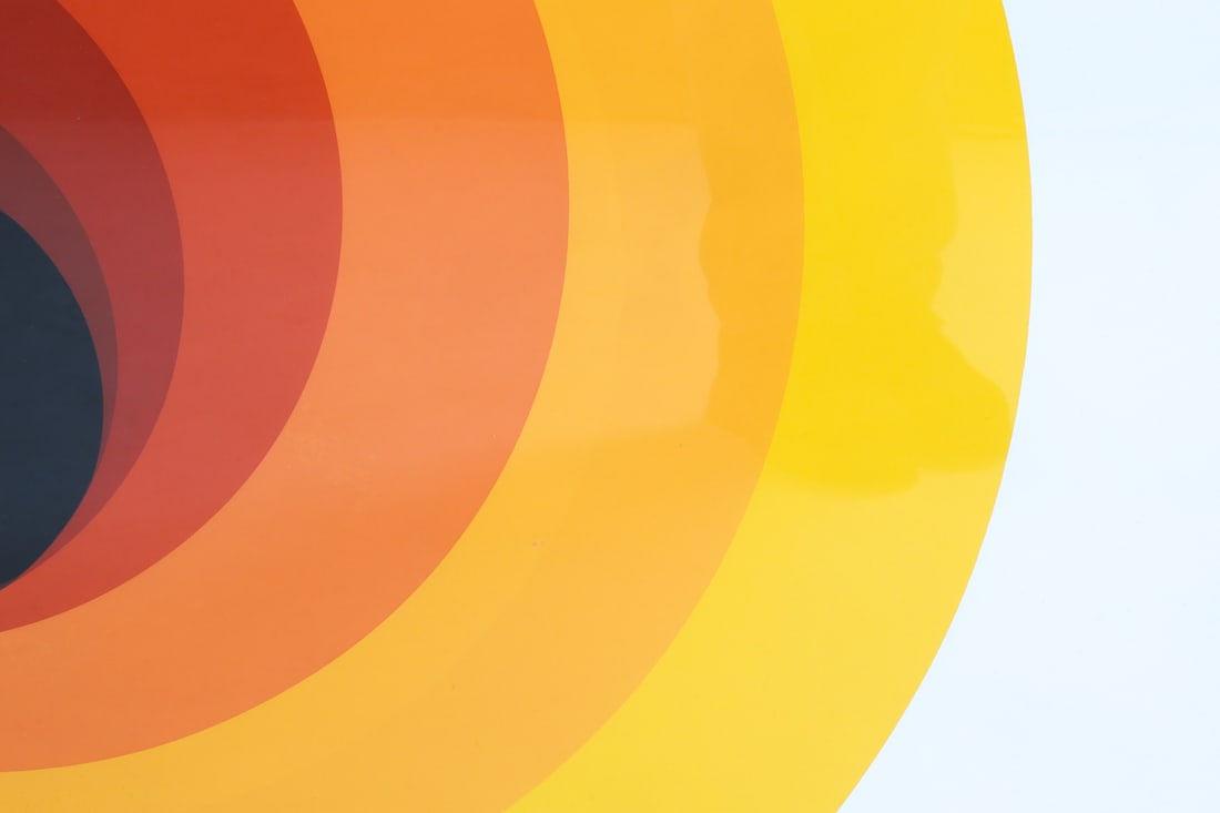 ABSTRACT PRINT 'VORTEX II' 1975 - 4