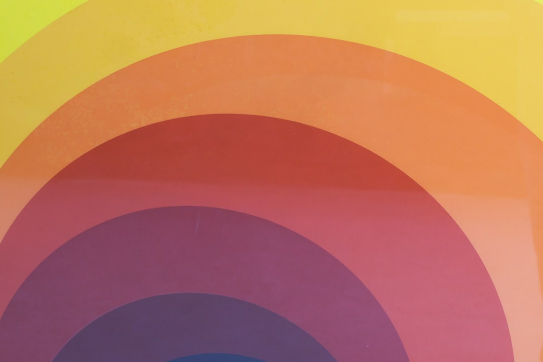 ABSTRACT PRINT 'VORTEX II' 1975 - 5