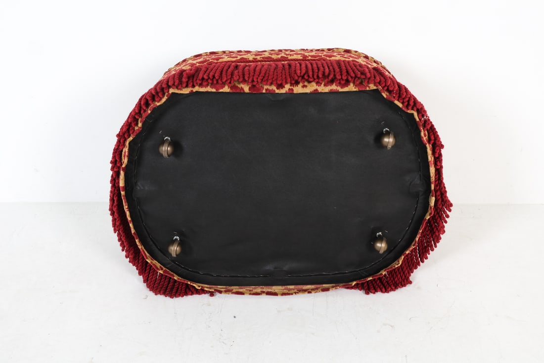 VINTAGE PATTERNED ACCENT OTTOMAN - 15