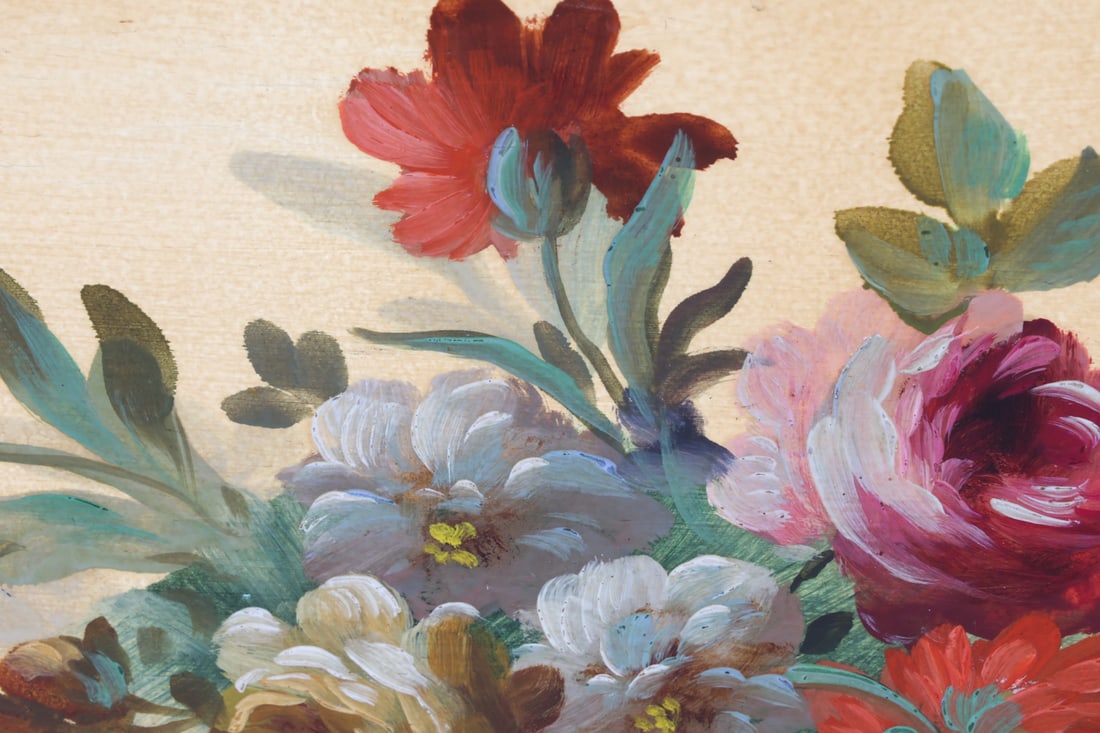 HAND PAINTED VINTAGE ITALIAN MAGAZINE RACK - 11