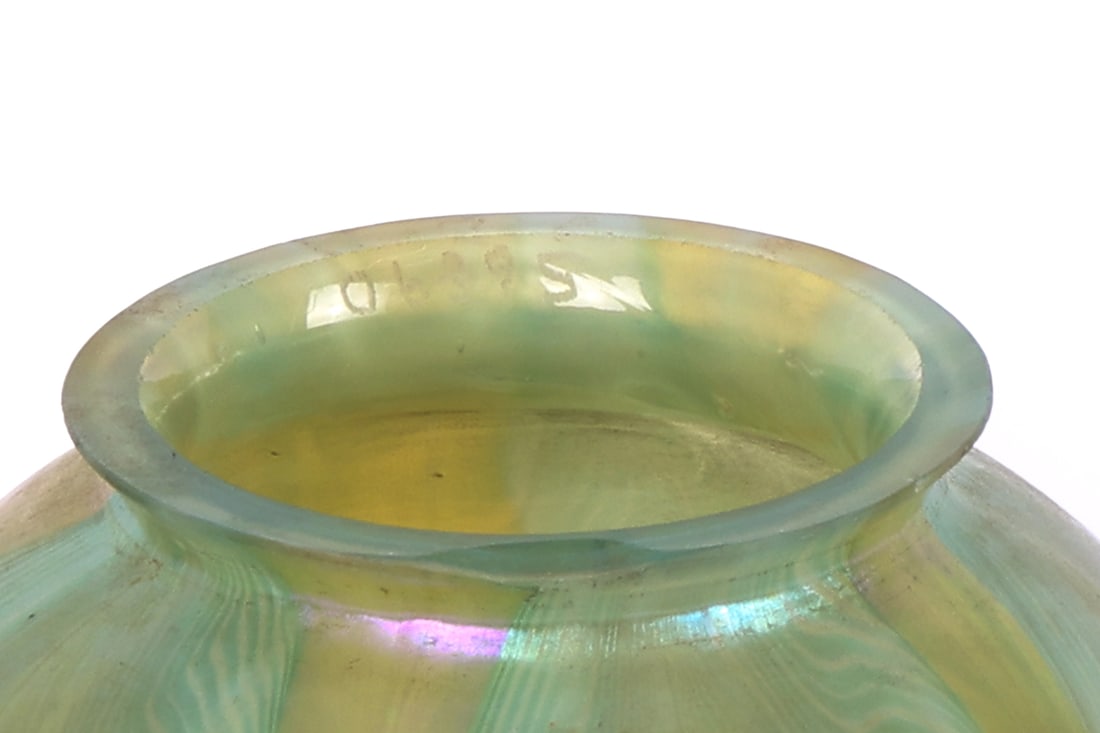 TIFFANY STUDIOS JEWELED BRONZE PENDANT LIGHT - 17