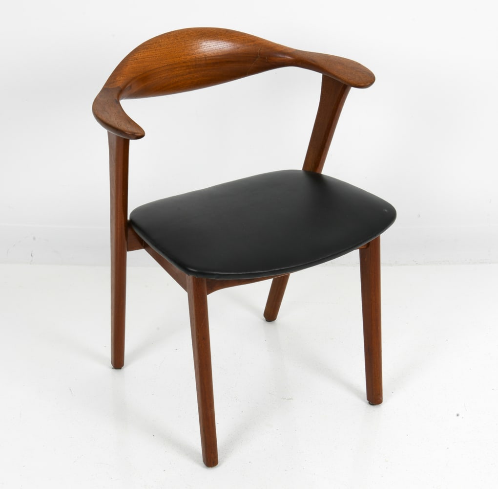 ERIK KIRKEGAARD FOR HONG TEAK SIDE CHAIR C.1960S (1 of 12)