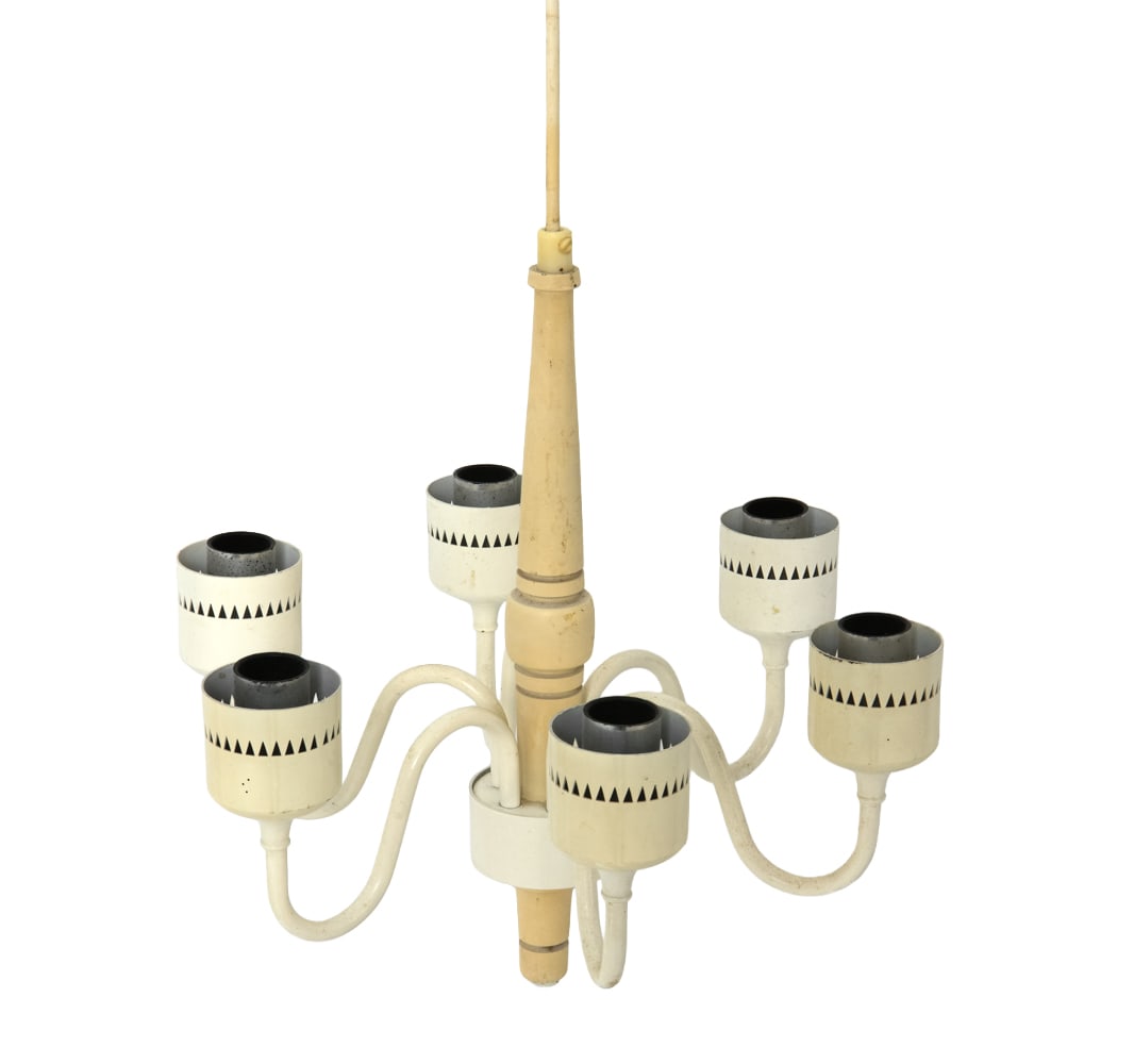 HANS AGNE JAKOBSSON FOR MARKARYD T526 CHANDELIER (1 of 11)