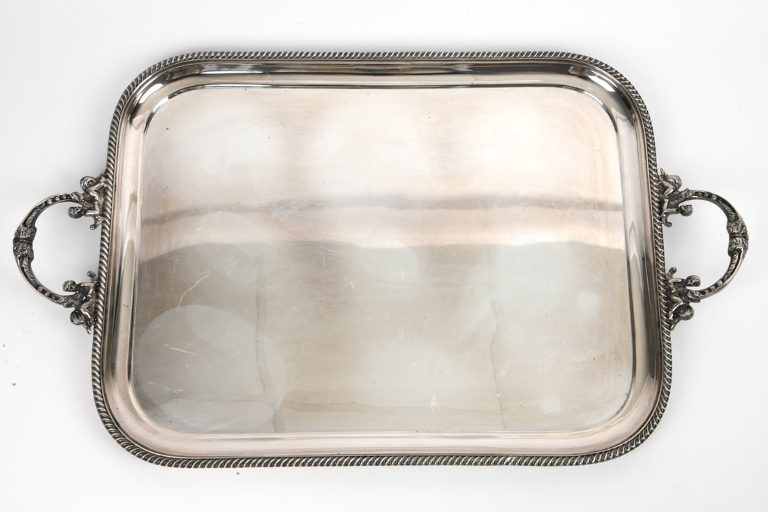 SHEFFIELD ENGLISH SILVERPLATE TRAY (1 of 13)