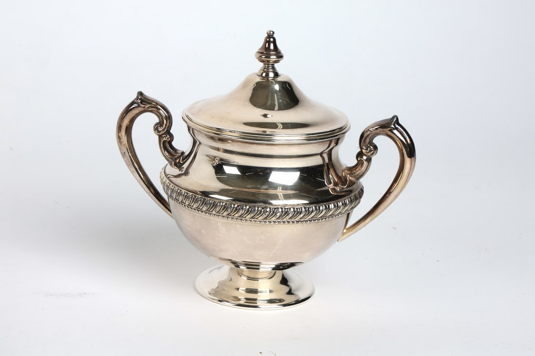 SILVERPLATE TEA SET GROUPING - 4