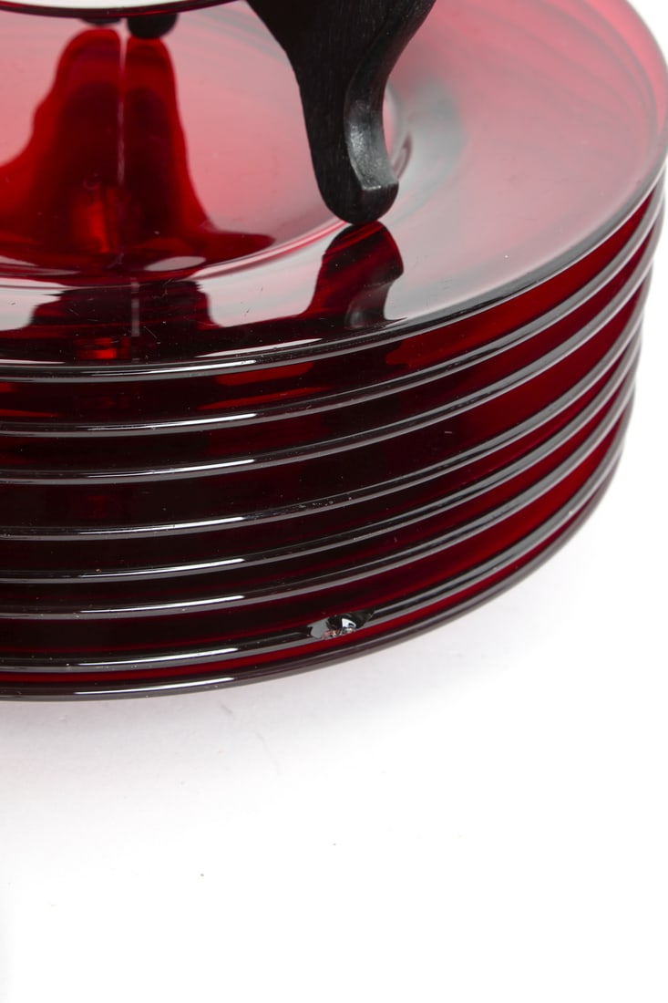 GEORGIAN RUBY GLASSWARE BY BRYCE - 15