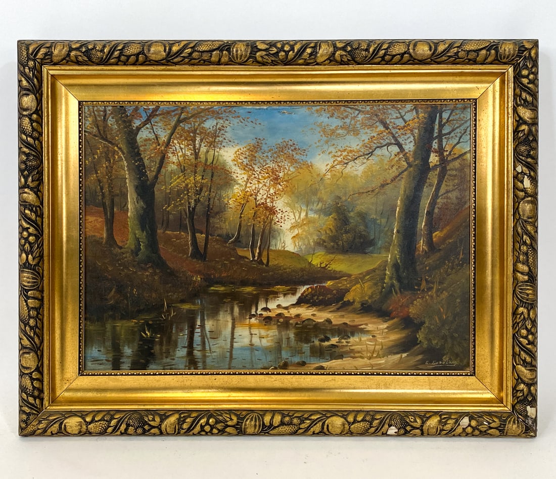 DANISH RIVER LANDSCAPE O/C (1 of 6)