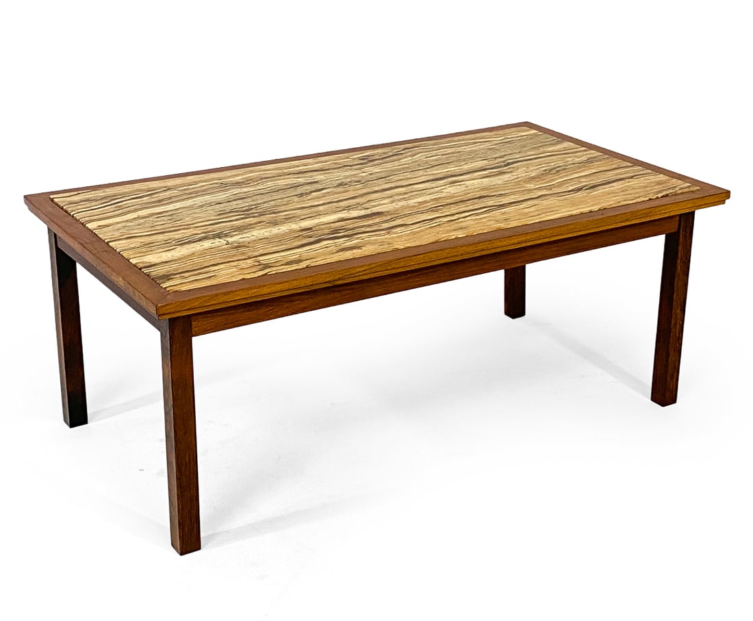 BENDIXEN DESIGN ROSEWOOD & MARBLE COFFEE TABLE (1 of 12)