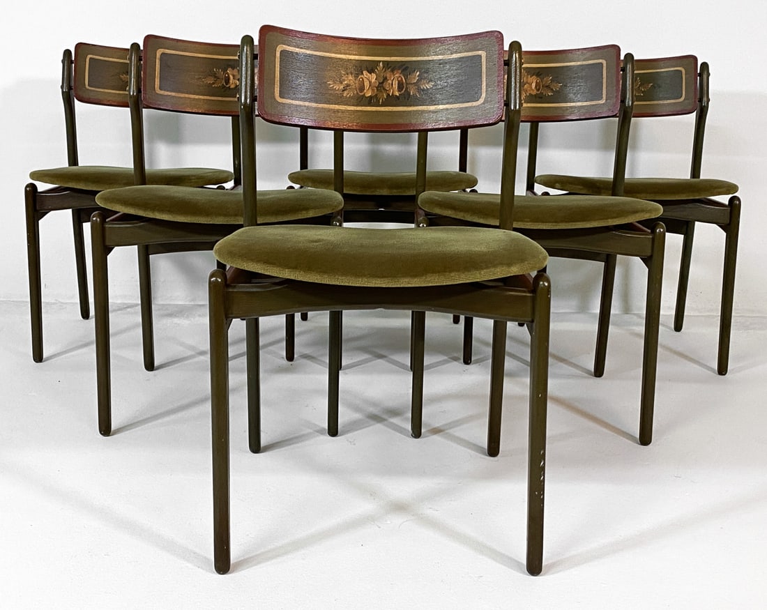 (6) ERIK BUCH STYLE DANISH TEAK DINING CHAIRS (1 of 11)