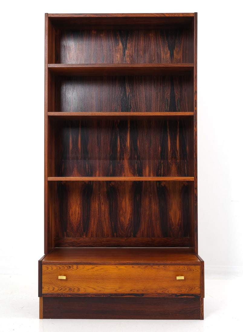 IKEA "EXCELLENT" ROSEWOOD BOOKCASE CABINET 1960S (1 of 13)