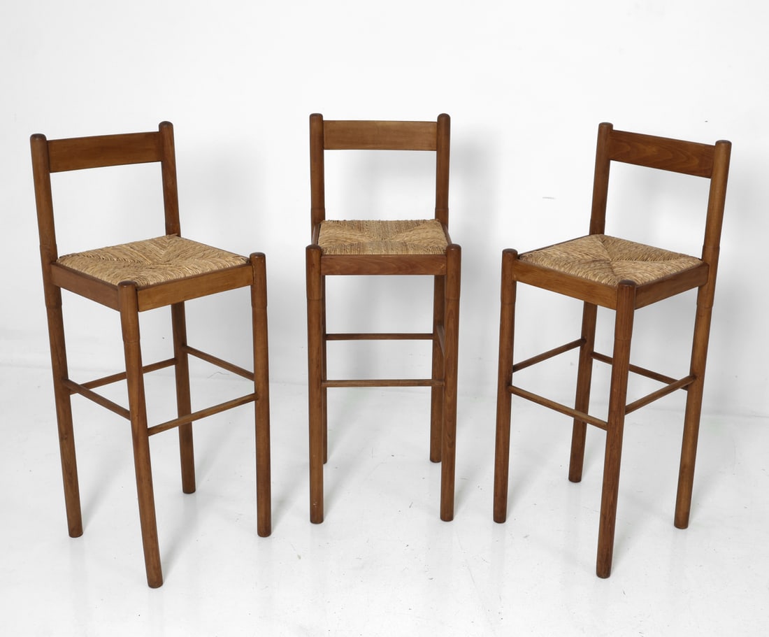 (3) VICO MAGISTRETTI FOR CASSINA BAR STOOLS 1970S (1 of 1)