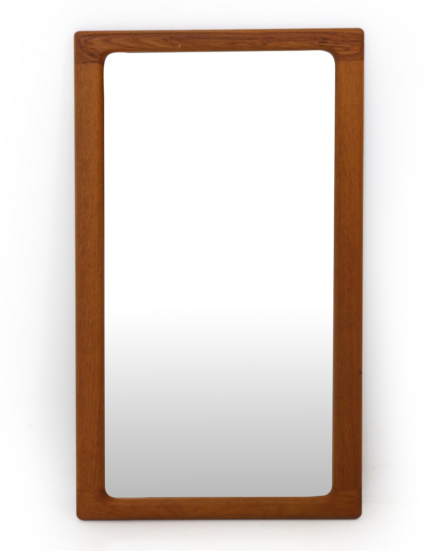 ATTR. AKSEL KJERSGAARD DANISH TEAK MIRROR C. 1970S (1 of 1)