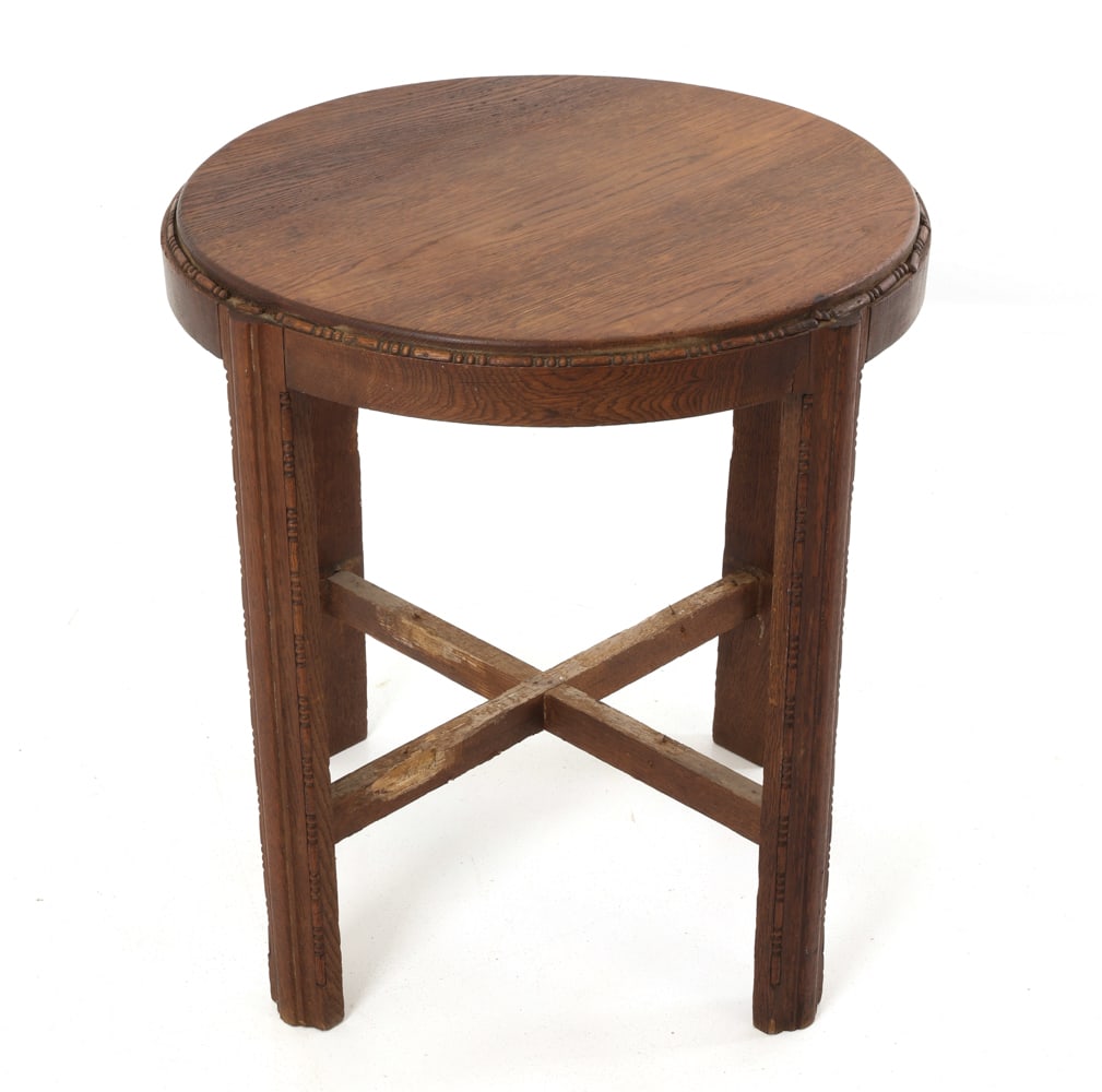 DUTCH OAK SIDE TABLE C. 1930S (1 of 1)
