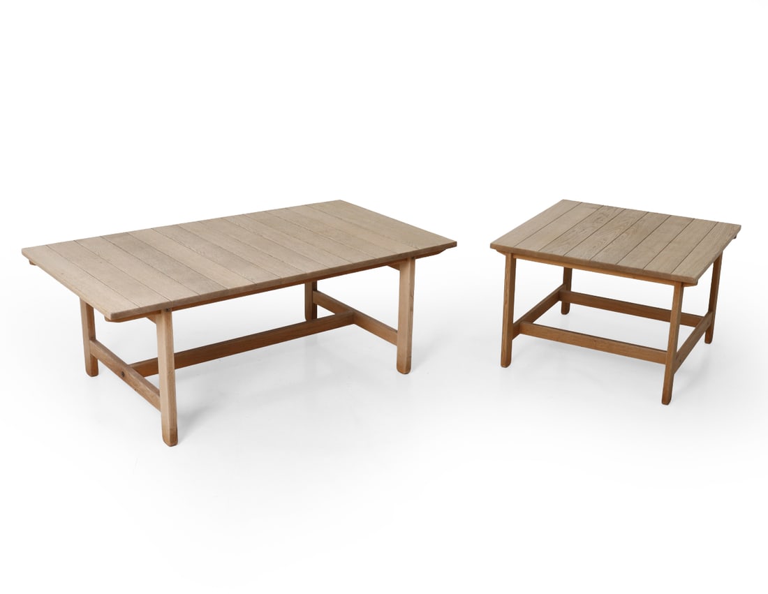 (2) AKSEL DAHL FOR KP DANISH OAK COFFEE TABLES (1 of 1)