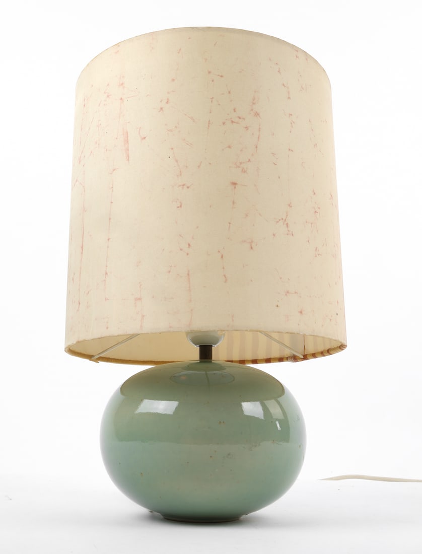 ARTIGIANATO DEL TICINO CERAMIC GLAZED TABLE LAMP (1 of 1)