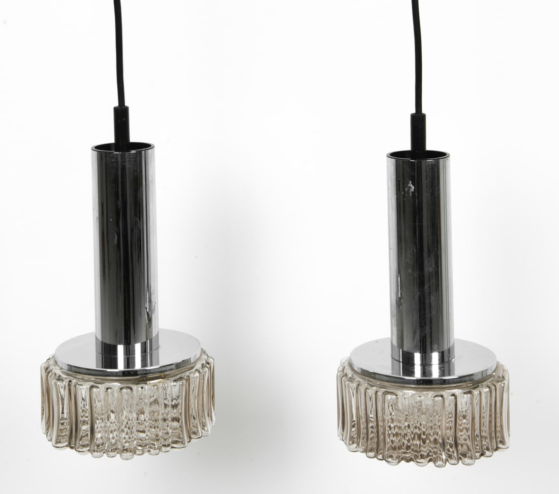 PAIR OF STAFF LEUCHTEN DROPMOTIVE PENDANT LAMPS (1 of 14)