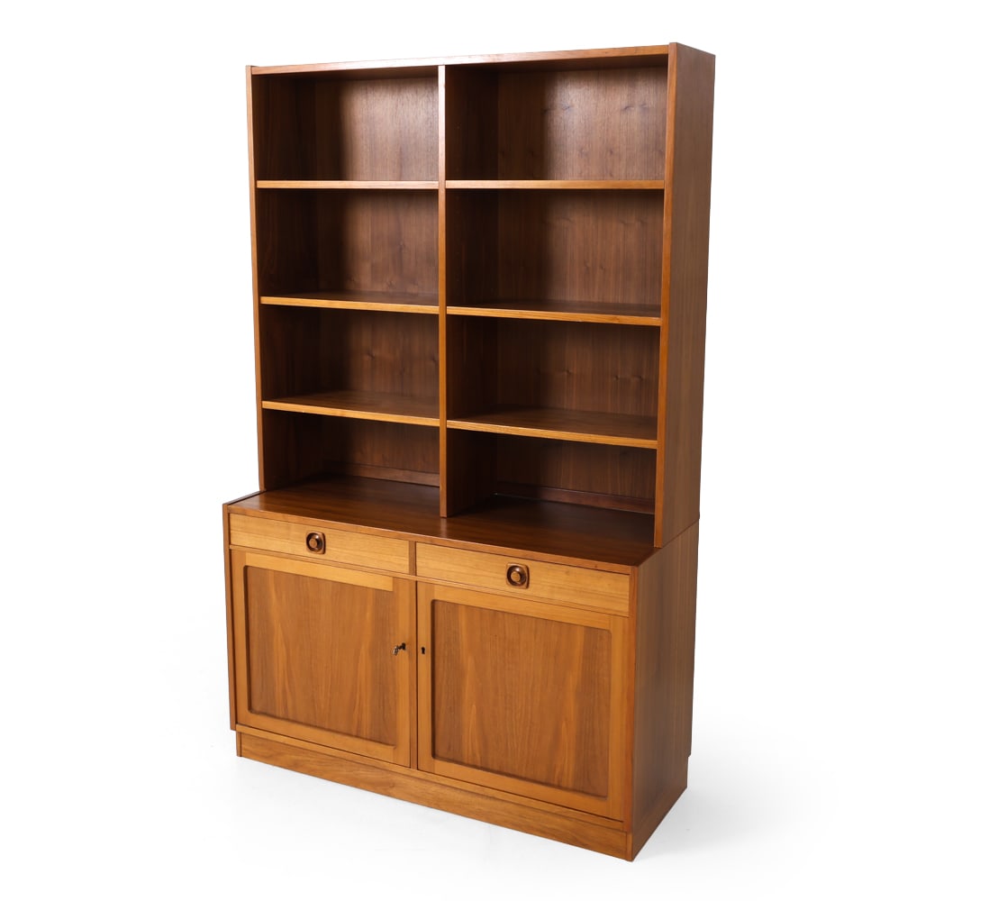STYLE OF FRIDHAGEN SWEDISH TEAK BOOKCASE CABINET (1 of 20)
