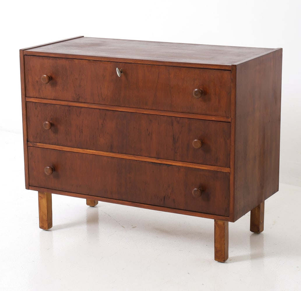 SWEDISH TEAK CHEST OF DRAWERS C. 1960S (1 of 16)