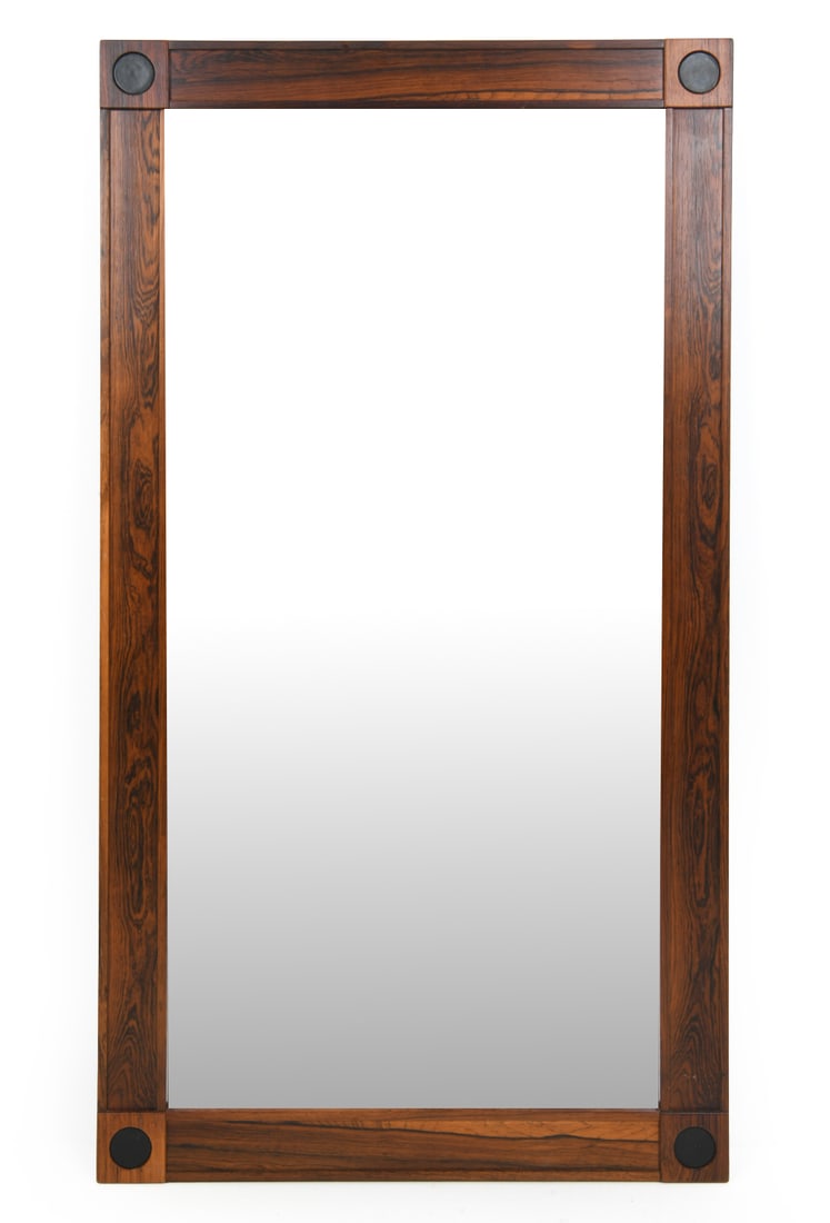 MID-CENTURY SCANDINAVIAN ROSEWOOD MIRROR (1 of 7)