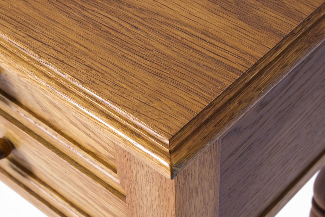 SWEDISH OAK LOW CONSOLE TABLE C. 1950S - 15